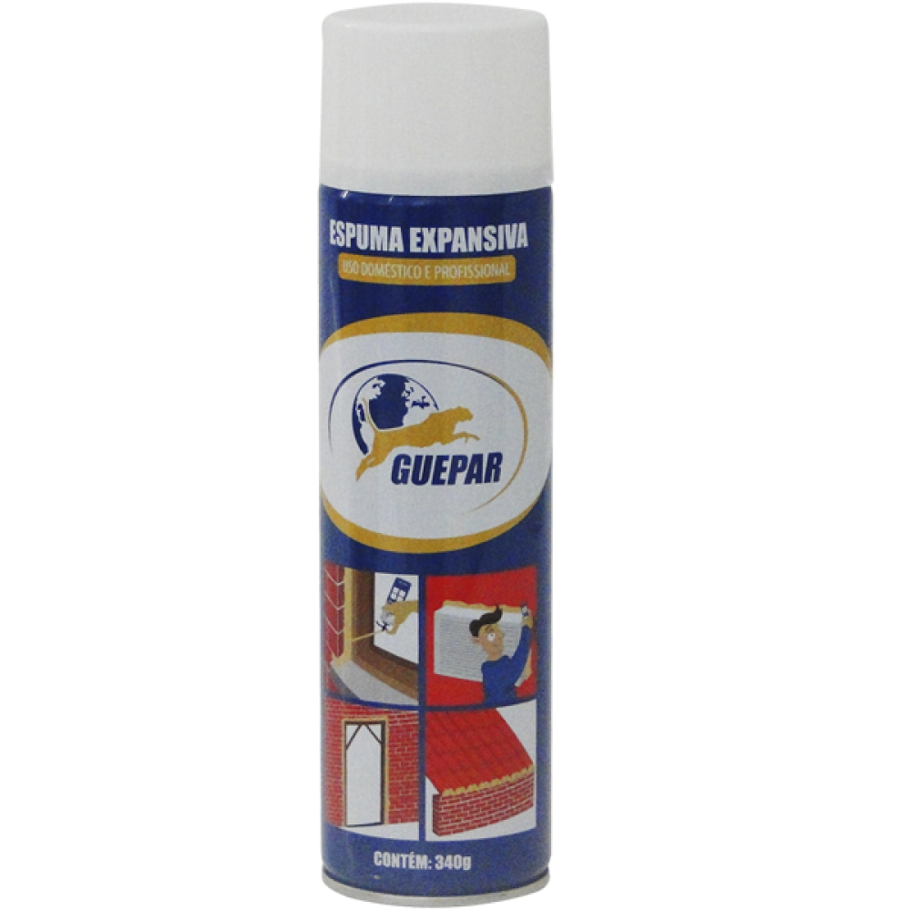 Espuma Expansiva Guepar 340g 500ml