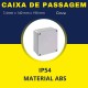 Caixa De Passagem HJ De Sobrepor 74x140x190 Cinza