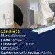 Canaleta schneider 10x10 com adesivo