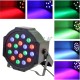 Canhao de led rgb 18 leds