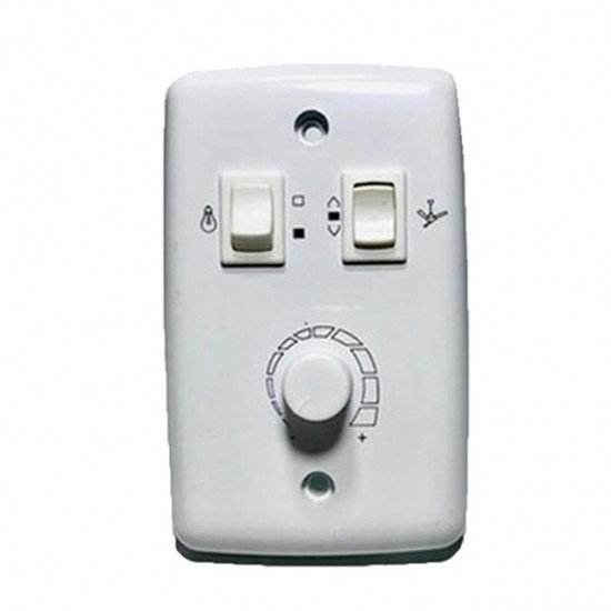 Dimmer Rotativo 4X2 1 Interruptor Trio Sem Capacitor