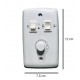 Dimmer Rotativo 4X2 1 Interruptor Trio Sem Capacitor