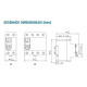 Disjuntor dr quadripolar de 25a tramontina 30ma 6ka tr63