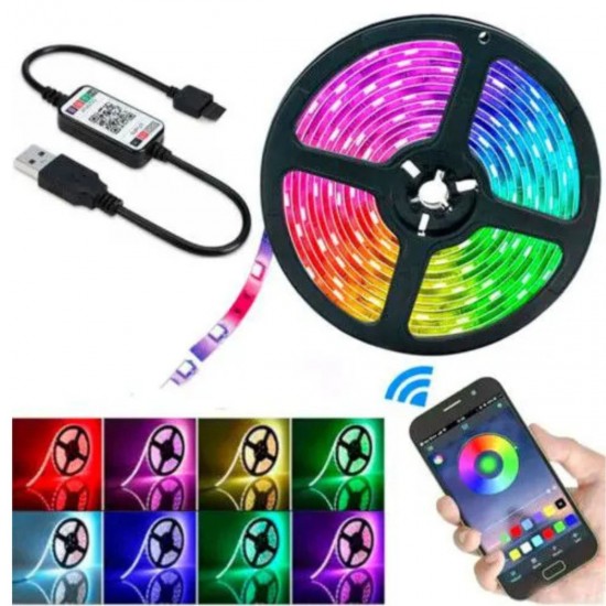 Fita de Led RGB Kapbom 5 Metros Bluetooth