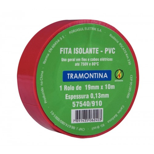 Fita Isolante, Pvc, 10M X 18Mm X 0,13Mm, Cor Amarelo #Fi0101 -   Gwh Materiais Elétricos e Automação Industrial