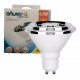 Kit 10 Lampada LED Dicroica AR70 GU10 4,8W 2700K Dimerizavel