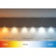 Kit 10 Lampada LED Dicroica AR70 GU10 4,8W 2700K Dimerizavel