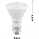 Kit 10 Lampada LED PAR20 Luminatti E27 6W Bivolt 6000K