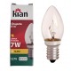 Lampada Chupeta Kian E14 7W 127V Clara