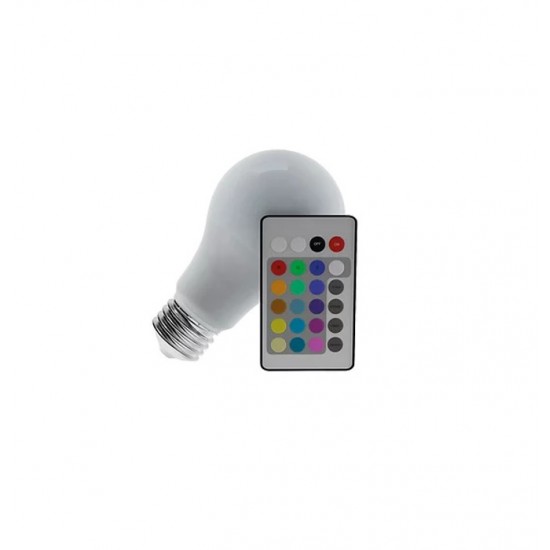 Lampada led bulbo a60 luminatti 3,5w rgb