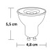 Lampada Led Dicroica OR mr16 GU10 8W 6000K (Luz Branca)