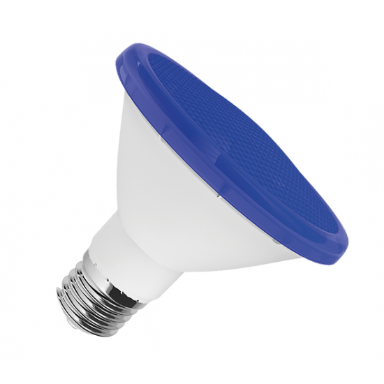 Lampada led par38 luminatti 15w azul bivolt