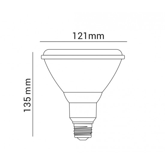 Lampada Led Par38 OR 15W 6000K (Luz Branca)