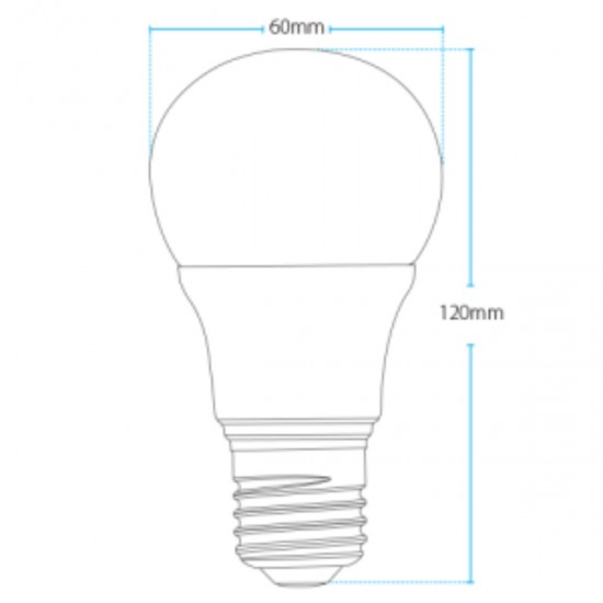 Lampada Led Pera Avant E27 12W Bivolt 6500K Luz Branca