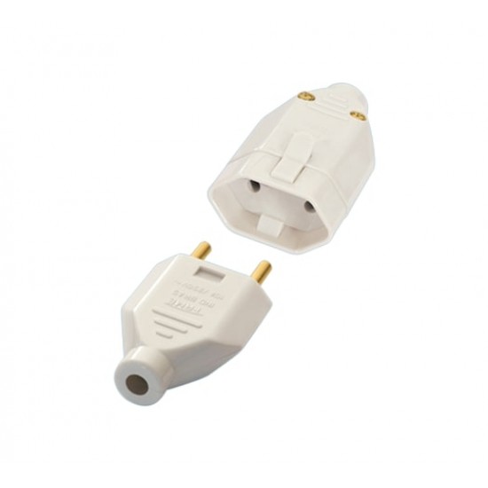 Plug macho e femea fame 10a cinza