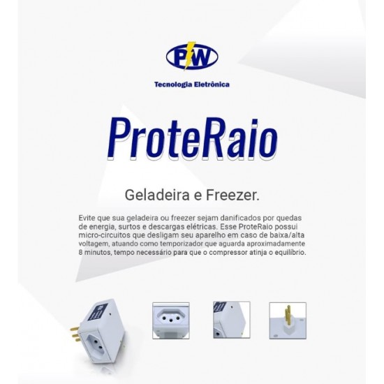 Prote Raio Geladeira Freezer PW Penta Watt 127V