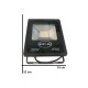 Refletor Holofote Led MP&G 30W IP66 3000K Luz Amarela