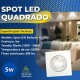 Spot LED Quadrado Embutir Galaxy 5W 6500K Bivolt