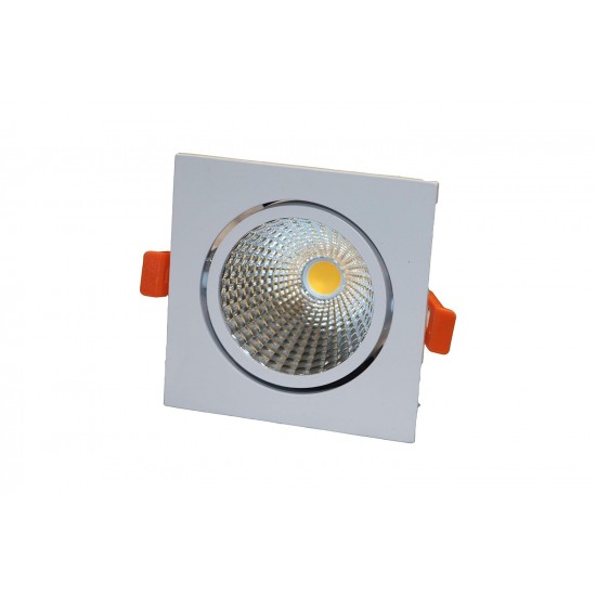 Spot LED Quadrado Embutir RGLED 5W Bivolt 3000K Luz Amarela