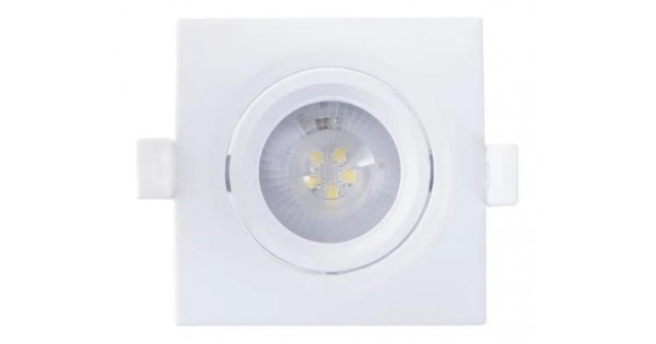 Spot LED Tramontina Quadrado 7 W 6500 K Luz Branca Tramontina