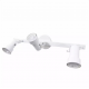 Spot Trilho Reue Direcionavel 60cm 3 Lampadas E27 Branco Luminaria Teto Casa Sala Cozinha Area Gourmet