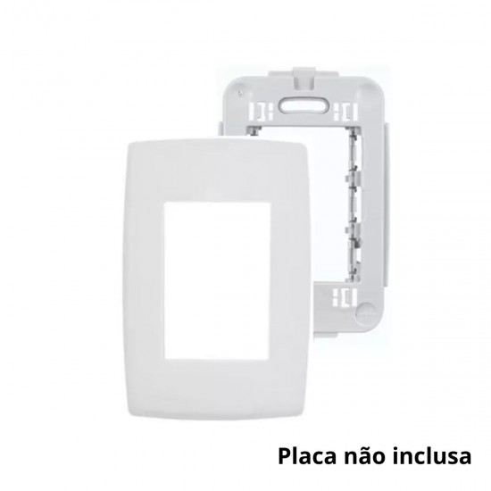 Suporte 4x2 caixa horizontal pial plus